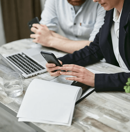 Slide Amrix Sys equipo de apoyo ilustración